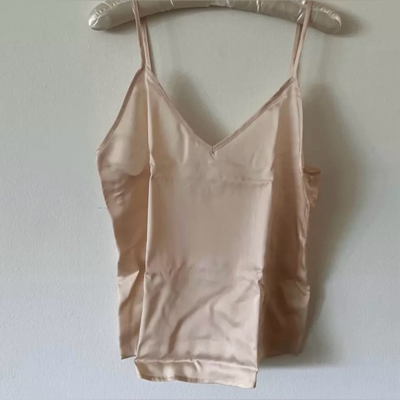 NIB Ettitude Sateen Cami Oat. Size L - Picture 6 of 9